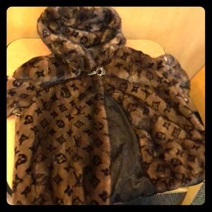 A gently used mink fur coat